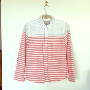 Banana Republic Oxford Striped Shirt Size S